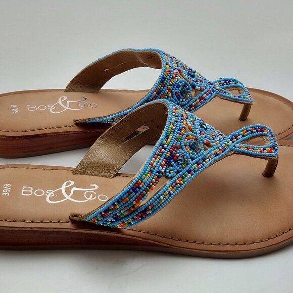 Bos & Co. Beaded Sandals - Picture 5 of 9